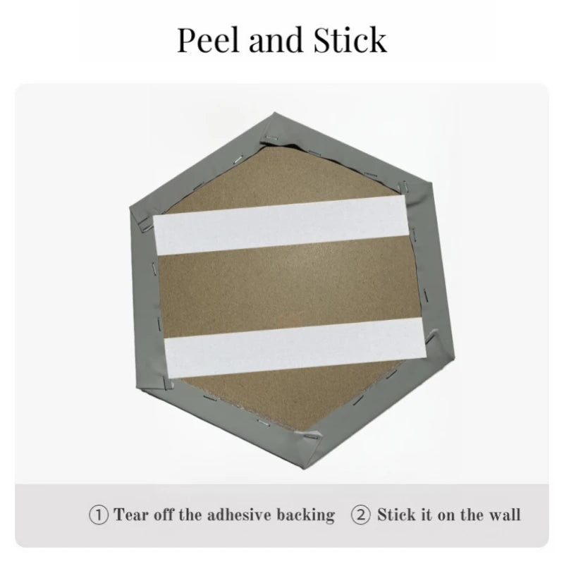 Hexagonal 3D Wall Stickers Upholstered Wall Panels Kids Anti-collision  Peel and Stick Headboard Self Adhesive Leather Soft Bag