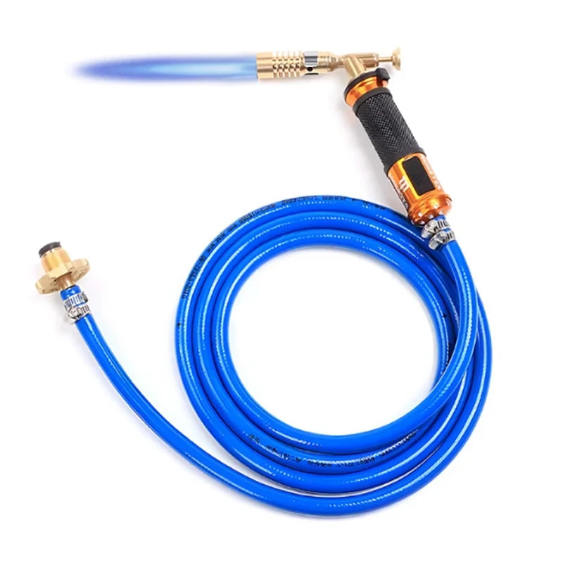 2.5m Flame Welding Torch Copper Aluminum Soldering Tool Liquefied Propane Gas Torch For Precious Metal Melting Gas Torch Blower