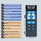Full Body Heated Massage Mat with Airbag & Vibration for Neck & Lumbar