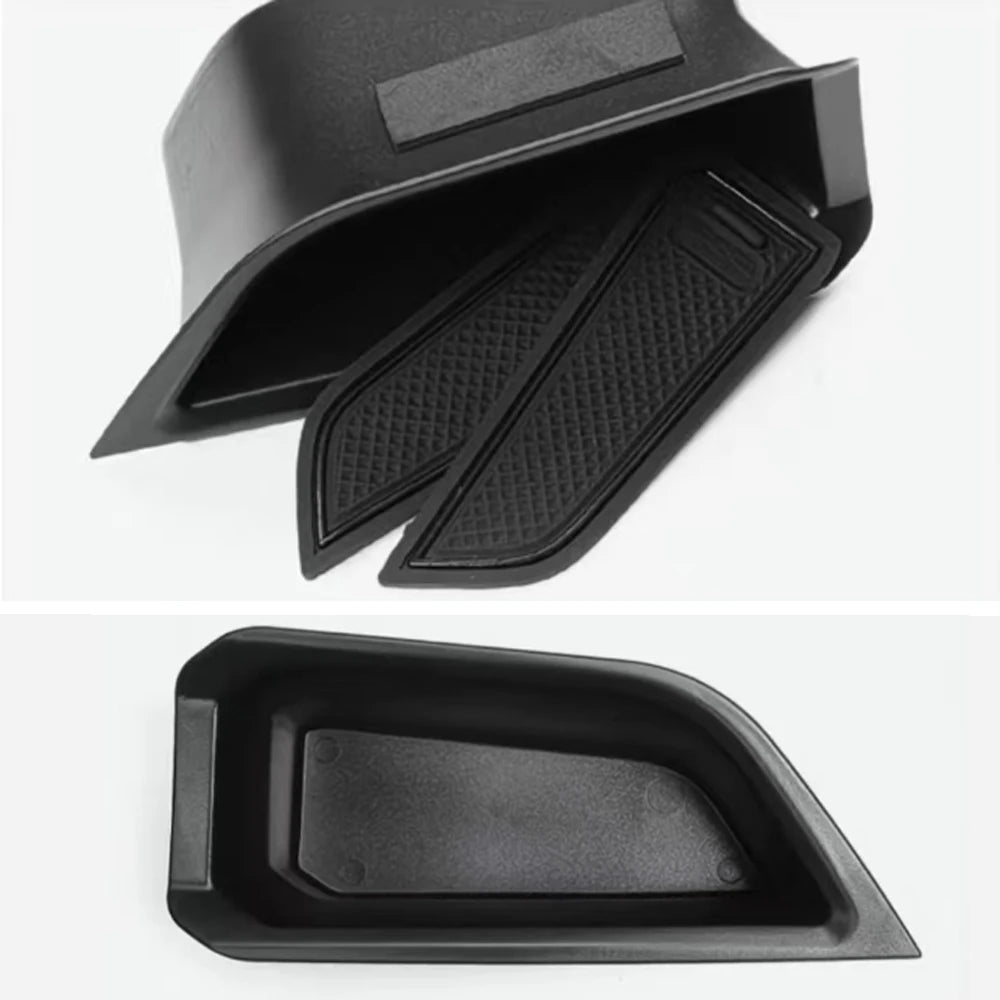 2Pcs/Set front door For Audi Q4 E-Tron 2019 -2025 Armrest Container Door Storage Box Handle Case Accessories