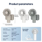 New Multifunctional Desktop Clip Fan Detachable Base 1000mAh 3 Wind Sp