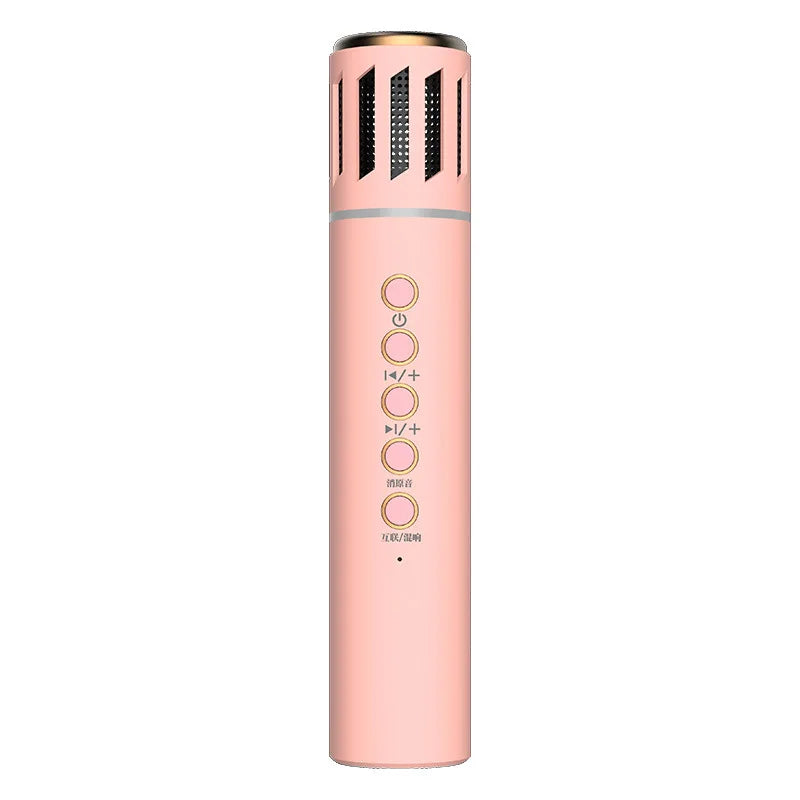 New K20 Bluetooth Speaker Wireless Live Broadcast Microphone Integrated Mobile Phone Karaoke Large Capacity Battery