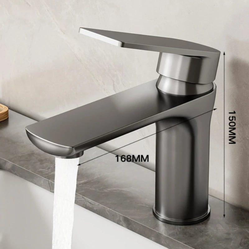 Stainless Steel faucet Washbasin Sink Hot And Cold Water Household Bathroom Washbasin Bathroom Cabinet Basin mixer