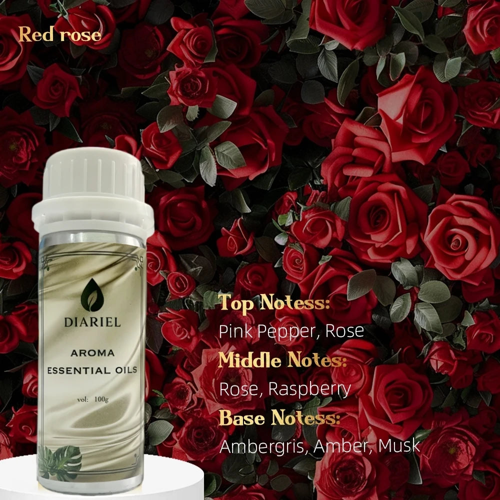 Diaurelle 100ML flower Aromatherapy For Diffuser Hotel Collection Fragrance Oil Pure Nature Plant Extract Aroma Essential Oil