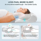 Ergonomic Butterfly Memory Foam Pillow