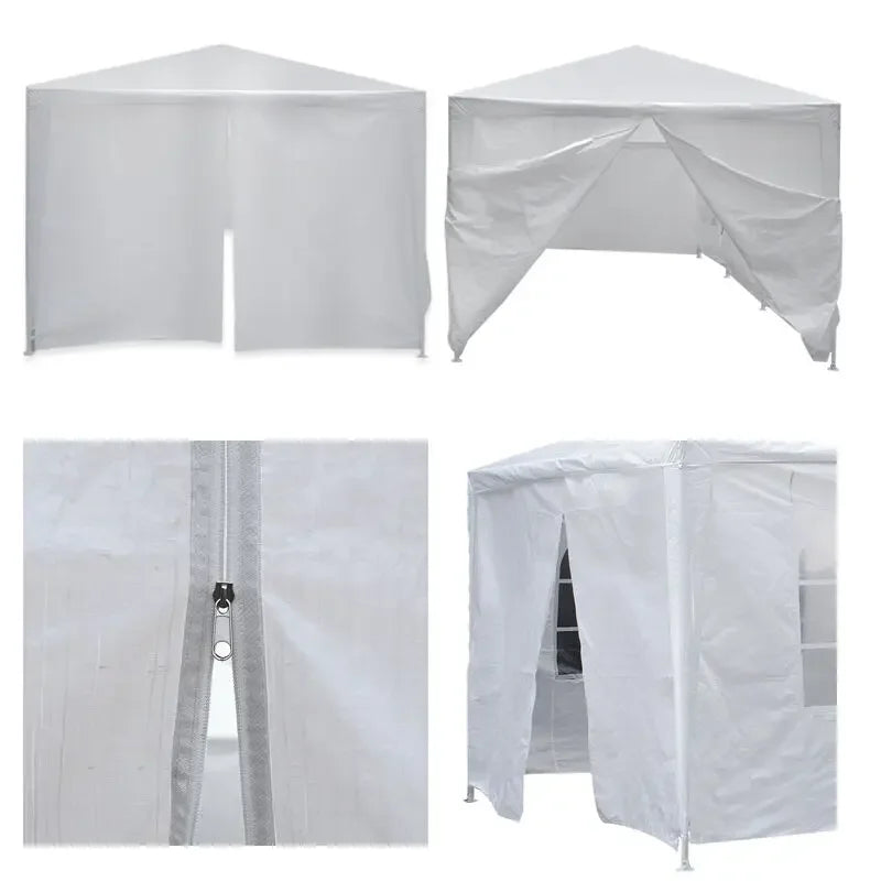 White Outdoor Party Tent - 10x10/20/30 Sizes - Wedding, Cater Event Gazebo Canopy | AlluCanFind