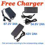 VariCore 36V/48V/60V 25Ah 21700 Lithium Battery Pack 1200w With PCB for 42V 54.6V 67.2V Electric vehicle Batteries + Charger