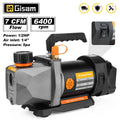 Gisam 1/2HP 7CFM Refrigerant Vacuum Pump 1/4 Air inlet Refrigeration for Car House Air Conditioning For Makita 18v Battery Pin