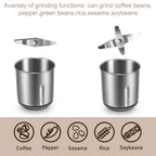 Detachable Electric Coffee Grinder Dry&Wet 2 In 1 Grass Nuts Herbs Grains Pepper Spice Flour Mill Coffee Beans Grinde Sonifer