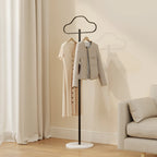 Scandinavian Accessible Luxury Clothes Hanger Bedroom Floor-Standing Household Clothes Storage Rack Living Room Metal Vertical Marble Coat Rack