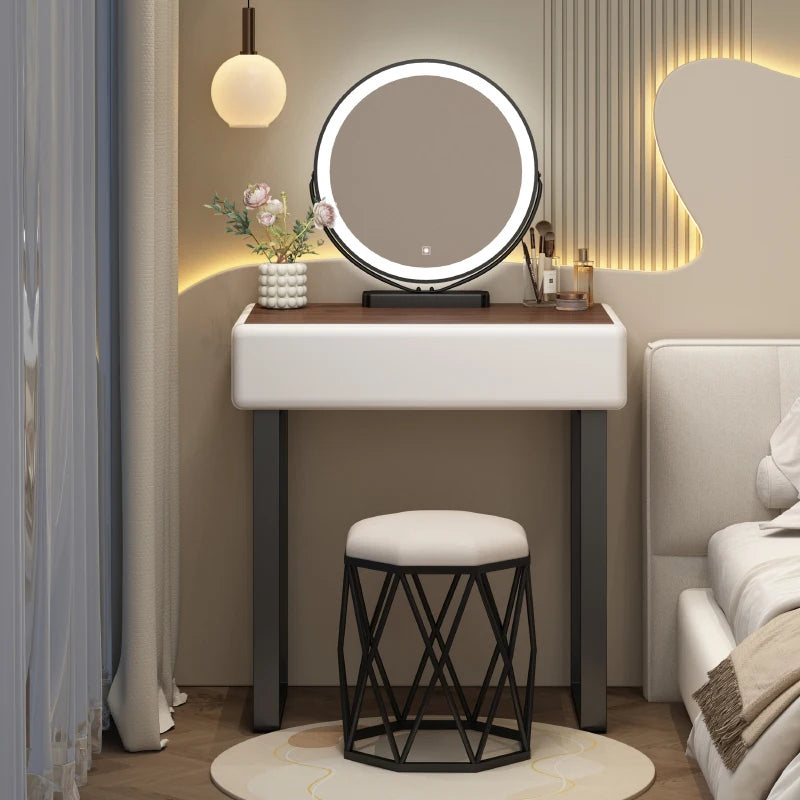 Small Bedroom Vanity Table Organizer Minimalist Chep Comfortable Dressing Table European Modern Penteadeira Postmodern Furniture