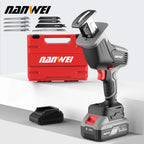 NANWEI Brushless Reciprocating Saw Power Tool Reciprocating Saw Metal Cutting Wood Cutting Tool Electric Drill Accessory
