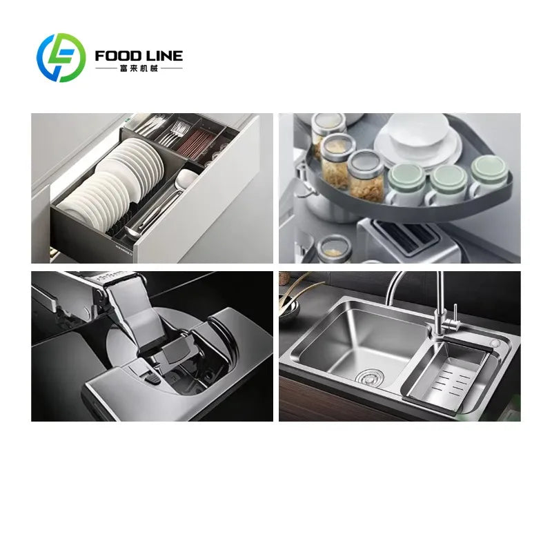 Customized 304 Stainless Steel Modular BBQ Kitchen Island Integral Cabinet With Sink Faucet For Patio Outdoor Barbecue Cooking