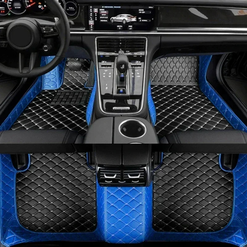 Customized Splicing Color Car Floor Mat for Peugeot 206 2004-2008 207 CC 301 2012-2019 607 2004-2006 Interior Car Accessories
