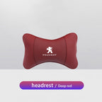1Pcs Car Seat Headrest Lumbar Support Accessory For Peugeot 301 307 207 206 208 308 508 107 408 607 205 406 106 807 4008 108 407