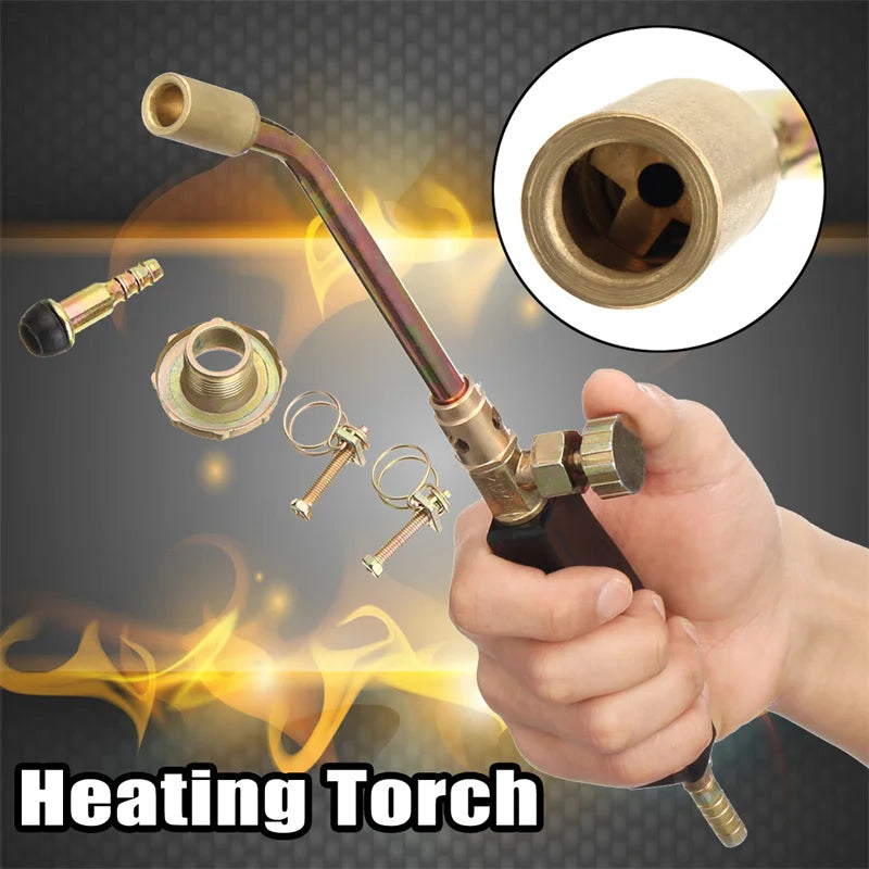 15~35# Heating Torch Soldering Propane Butane Gas Flame Blow Plunber Roofing Stainless Steel Roasted Pig Hair Soldering Gun
