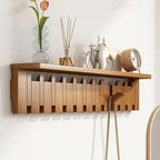 Solid Wood Modern Nordic Creative Wall Clothes Hanger Luxury Living Room Bedroom Clothes Racks Household Storage Home Furniture