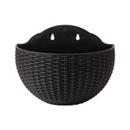 1PC Flower Pot Exquisite Wall-mounted Plastic Wall Hanging Basket Flowerpot For Outdoor Garden Balcony Planter Bucket Home Decor