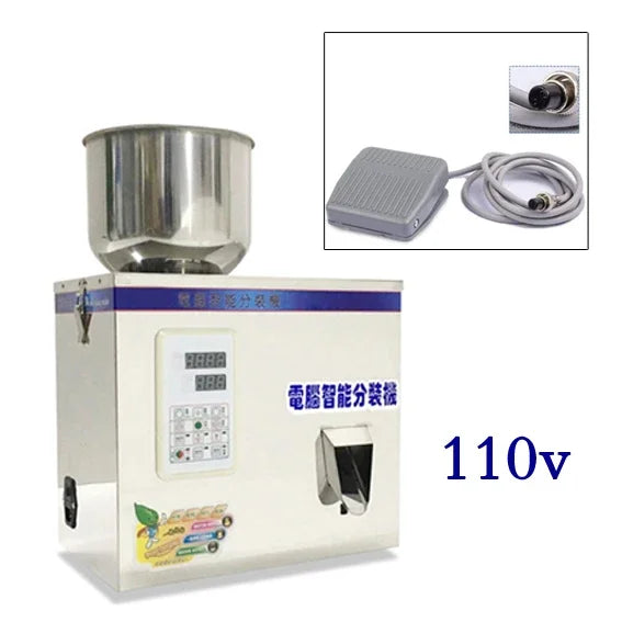 1-120g/1-200g Particle bag tea Packaging Machine Hardware Nut Powder Granule Digital Control Automatic Weighing Filling Machine