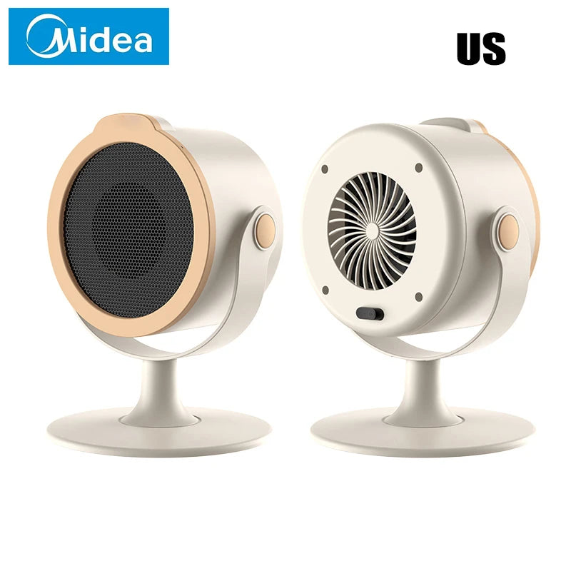 Midea Fast Heating Heater Desktop Portable Energy Saving Mini Electric Warmer Winter Gift For Office Desk Dorm Home Appliance