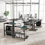 Height Adjustable Computer Tower Stand