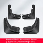 Car Wheel Mud Flaps for Tesla Model 3+ Highland Model Y Splash Guards MudFlaps Front Rear Fender New Upgrade Mudguards Protector