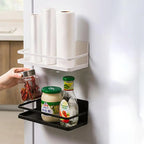 Magnet Kitchen Shelf No Punching Required Refrigerator Storage Rack Kitchen Spices Organizer Kitchens Accessories Organization