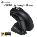 ATTACK SHARK V3PRO Ultra-Light Gaming Mouse with Charging Dock 2.4G Wireless Bluetooth Wired 1000Hz Polling Rate 25000 DPI