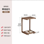 Solid Wood Sofa Side Several Movable Living Room Side Cabinet Bedside Shelf Simple Household Coffee Small Table