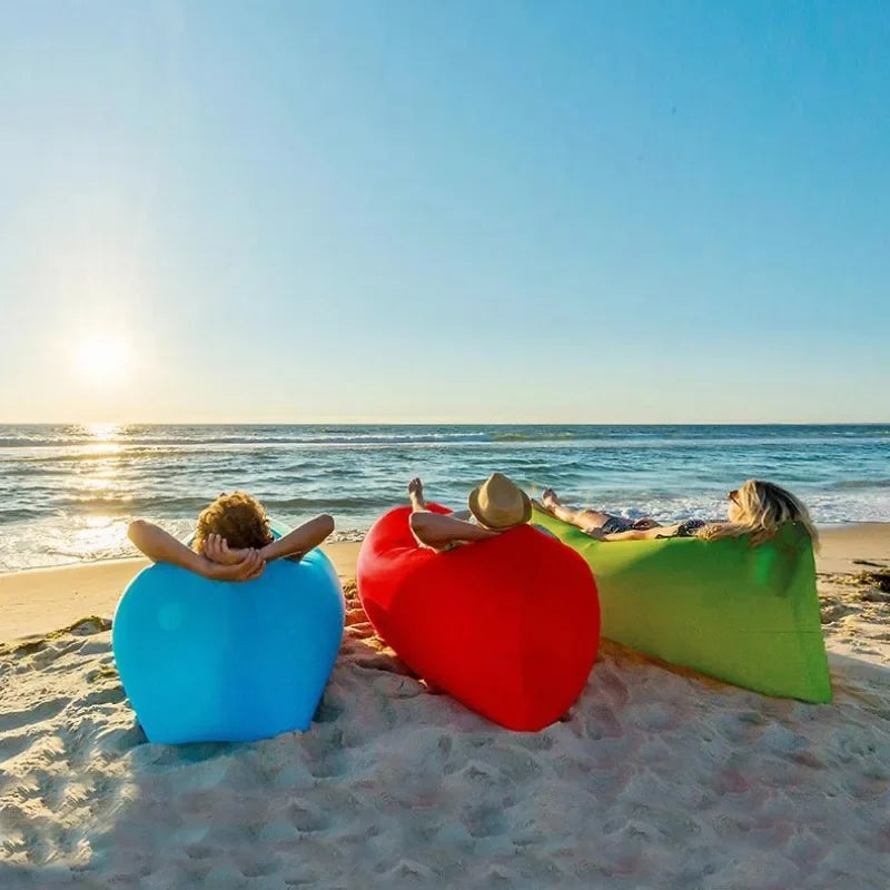 Portable Inflatable Air Sofa Bed - Compact Lounge sofa for Camping, Beach,party Lightweight Water-Resistant Outdoor Furniture