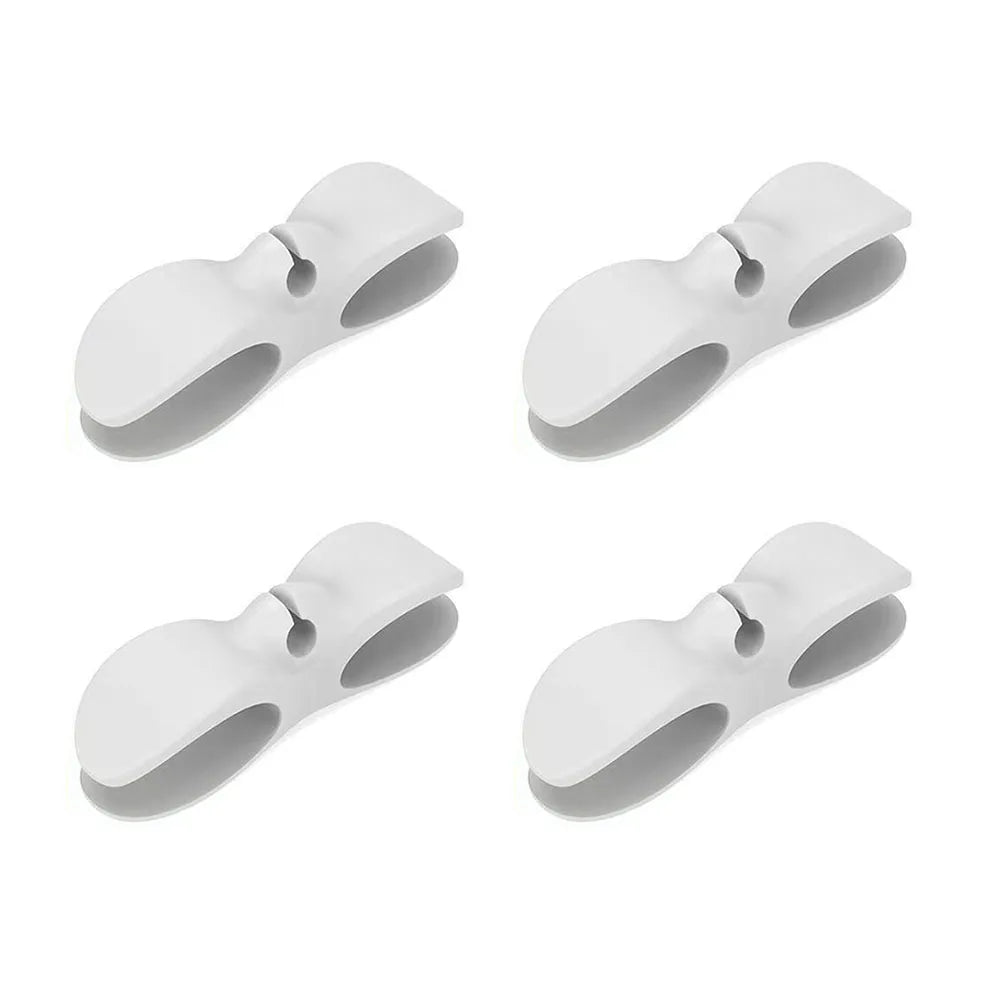 4/9pcs Cable Clips Self-adhesive Rubber Cord Management Clip Practical Electrical Appliances Wire Clamps  for Living Room