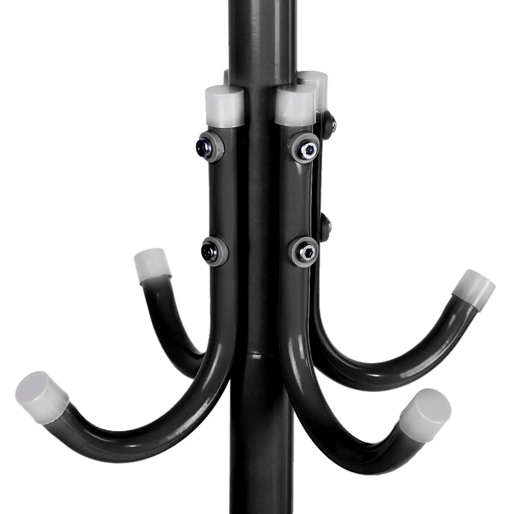 Coat Clothes Stand Multi Hook Metal Coat Hat Rack Tree Stand Clothes Bag Hanger Organizer for Home Bedroom Coat Hat Tree Stand