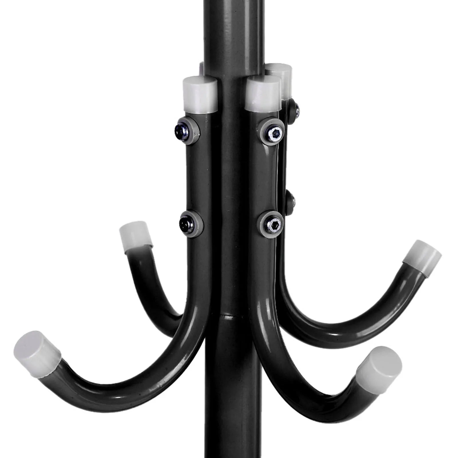 Coat Clothes Stand Multi Hook Metal Coat Hat Rack Tree Stand Clothes Bag Hanger Organizer for Home Bedroom Coat Hat Tree Stand