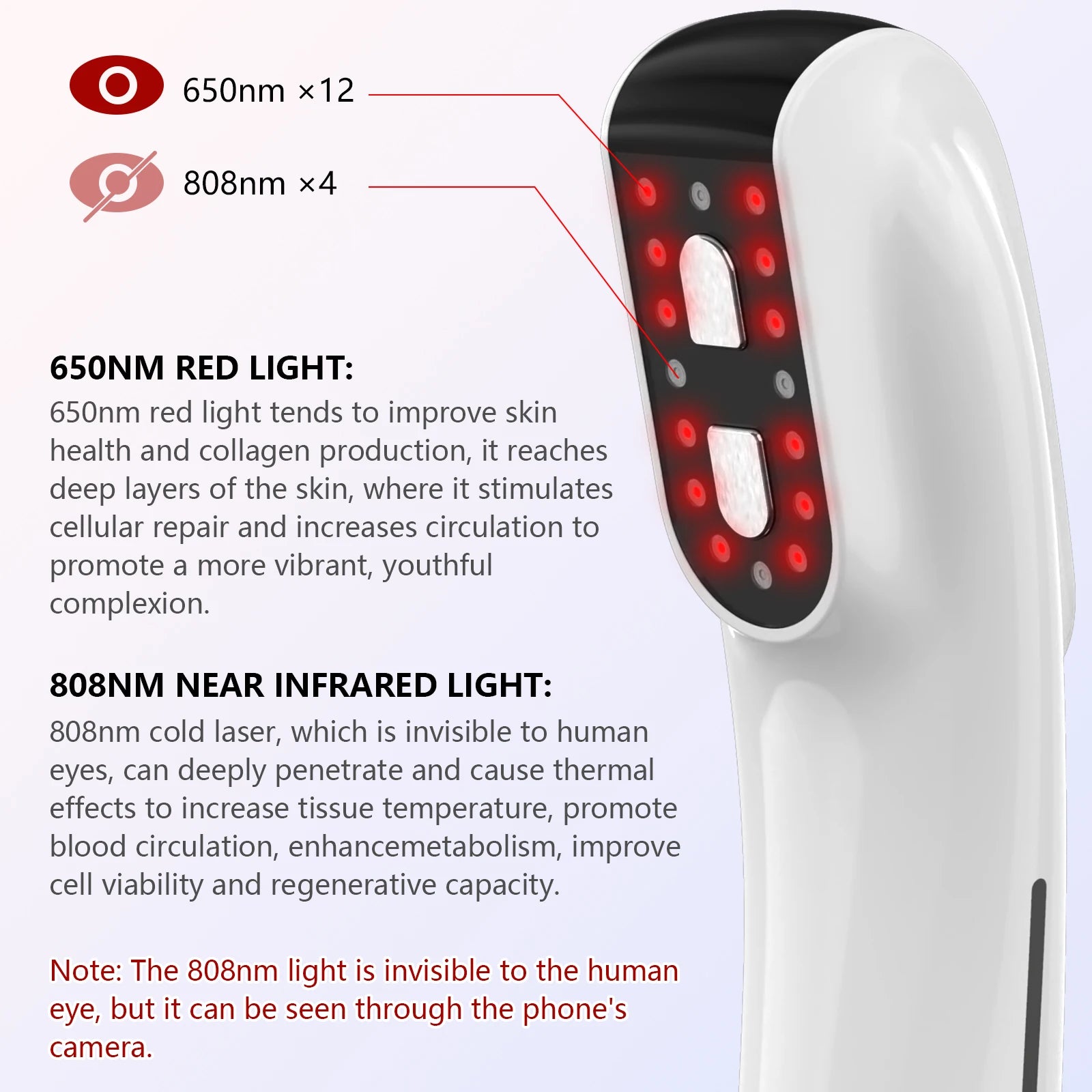 LLLT Red Light Therapy Device