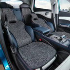 For BYD Atto 3 / Yuan Plus Tang Han Dolphin EV 2022 2023 2024 Seat Covers, Linen Cushion Breathable Pad Car Seat Mat Protector
