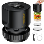 Electric Mason Jar Vacuum Sealer Kit, Cordless, for Mason Jars Wide Mouth Fermentation with Mason