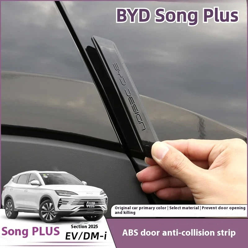 For BYD Song Plus DMI Seal U Sealion 6 Car Door Bumper Guard Anti-Collision Protective Strip Sticker EV Car accessories