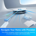 ILIFE A30 PRO 5000Pa Suction, Robot Vacuum and Mop Combo, Self emptying, 60 day capacity,  App/remote , 180 minute running time