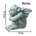 Gargoyle Gothic Decor Statue, Gargoyle Garden Guardian Sculpture, Medieval Gargoyle Mantel Office Bedroom Garden Decoration