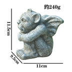 Gargoyle Gothic Decor Statue, Gargoyle Garden Guardian Sculpture, Medieval Gargoyle Mantel Office Bedroom Garden Decoration
