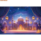 Arabian Moroccan Nights Photography Backdrop Aladdin Birthday Party Decor Banner Baby Shower Photo Background Photobooth Props