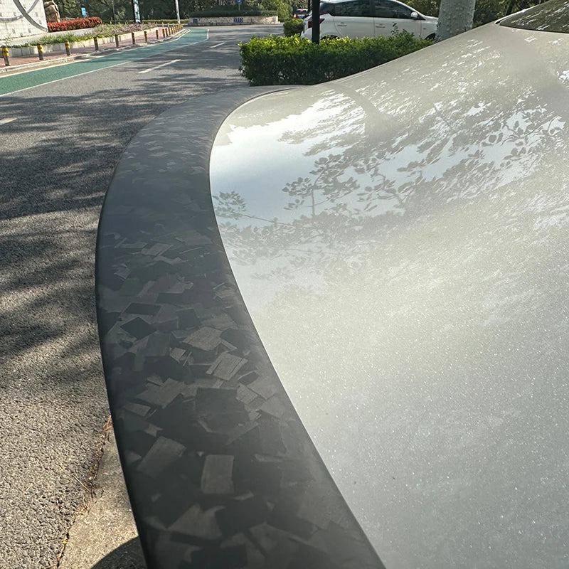 For Tesla Model 3/Y/S/Highland Spoiler Real Carbon Fiber Original High Performance Auto Trunk Tail Wing Car Exterior Accessories