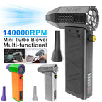 Turbo Jet Fan Powerful Air Blower 140000RPM 52m/s Electric Blower Brushless Motor Handheld Duct Fan High-Performance Cyclone 송