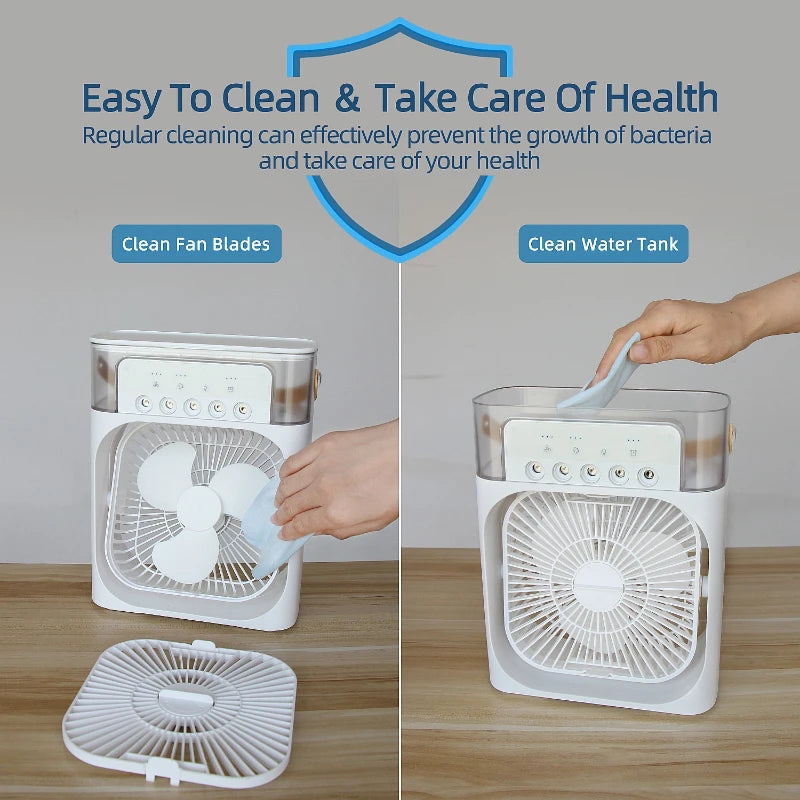 Xiaomi Youpin Portable Fan Air Conditioners USB Electric Fan Air Coole