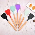 Silicone Kitchenware Cooking Utensils Spatula Kitchen Scraper Wide Pizza Shovel Non-stick Cooking Tool kitchen accessories