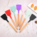 Silicone Kitchenware Cooking Utensils Spatula Kitchen Scraper Wide Pizza Shovel Non-stick Cooking Tool kitchen accessories