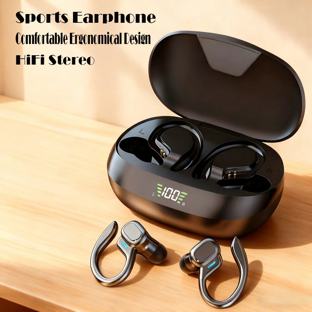 Original SP16 Bluetooth Earphones True Wireless Earbuds Ear hook HiFI Stereo Sound Waterproof Headset for Workout Gaming Sports