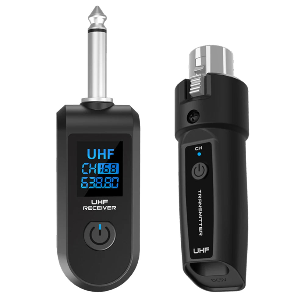 Professional Microphone Wireless Converter XLR Transmitter Receiver For Dynamic/Condenser Mic Guitar Audio Mixer PA System