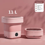 6L 11L Folding Portable Washing Machine Big Capacity with Spin Dryer B