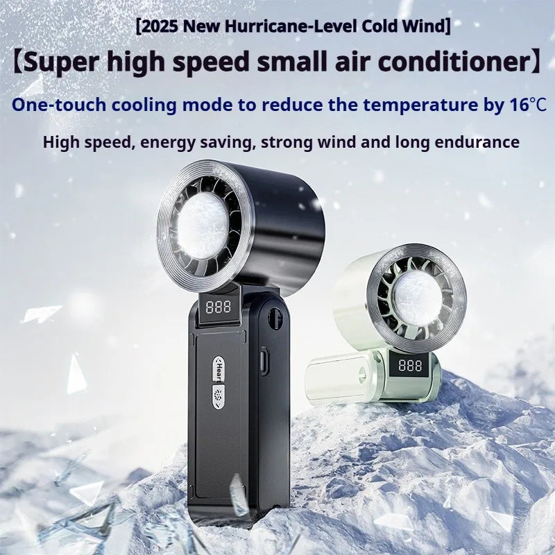 36000MA Ice Pack Fan Foldable Semiconductor Refrigeration High Speed T